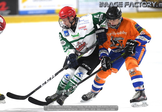 2019-11-02 Valpellice Bulldogs U17-Hockey Valli del Noce (5-2)